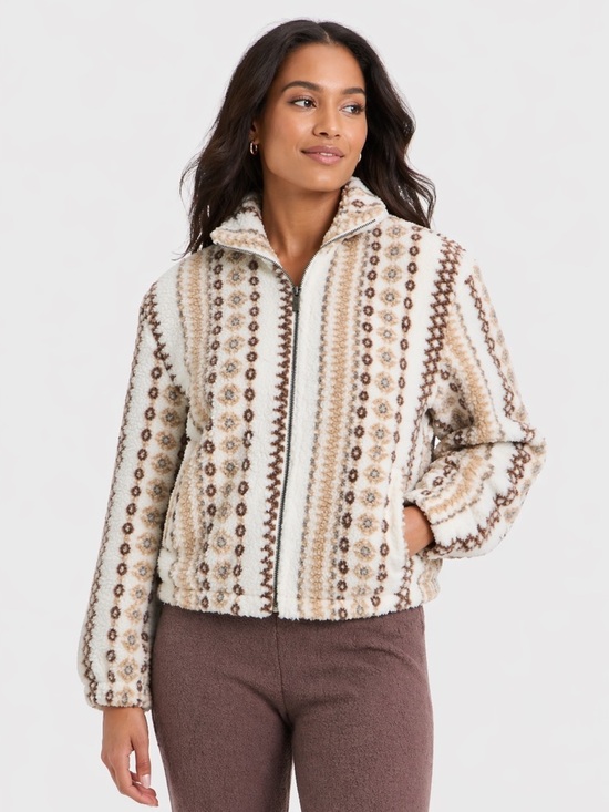 Universal Thread Jackets & Blazers - Women's Faux Sherling Coat - Universal Thread Cream M